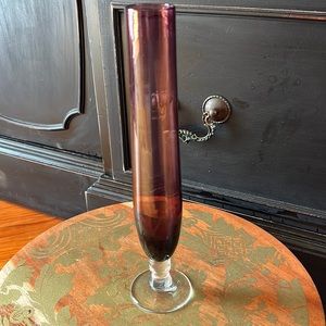 Amethyst Color Skinny Bud Vase